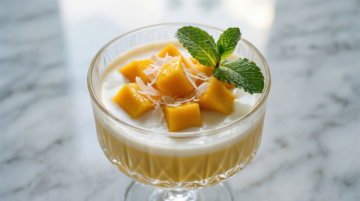 Манговый мусс-крем с кокосом: тропическая мечта на вашем столе