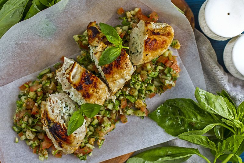 Вечер прошёл легче — куриные рулеты с фетой освободили время