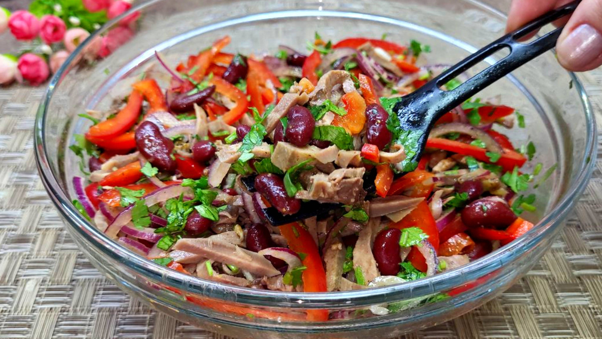 Грузинский салат без майонеза: яркая закуска для любого застолья