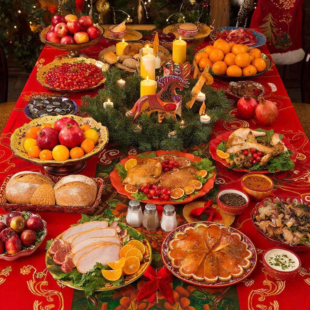 Как создать новогодний стол 2026 для Огненной Лошади