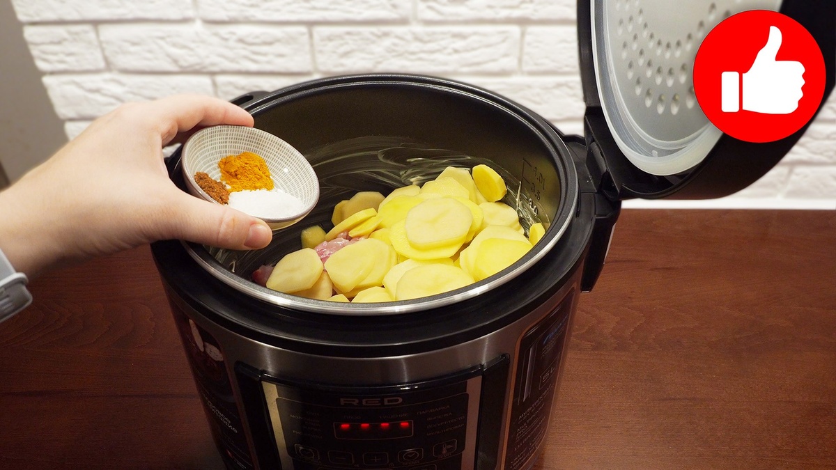 Сытная курица с картошкой и луком в мультиварке: идеальный выбор для любого приема пищи