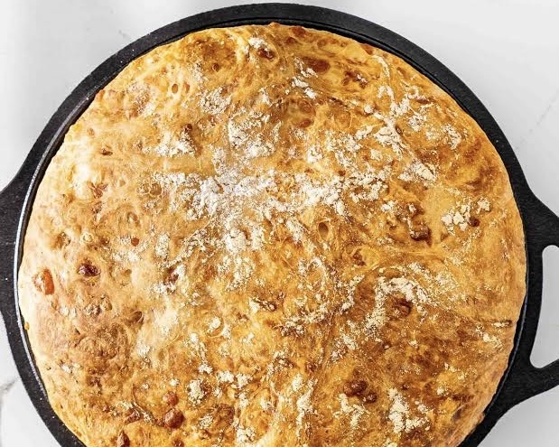 Приготовьте идеальный хлеб на сковороде всего за 20 минут