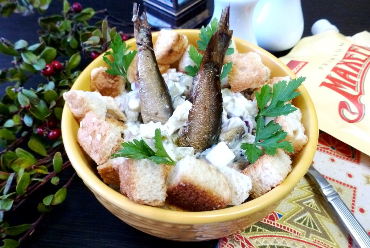 Салат «Синхронное плавание»: быстрое блюдо для яркой вечеринки