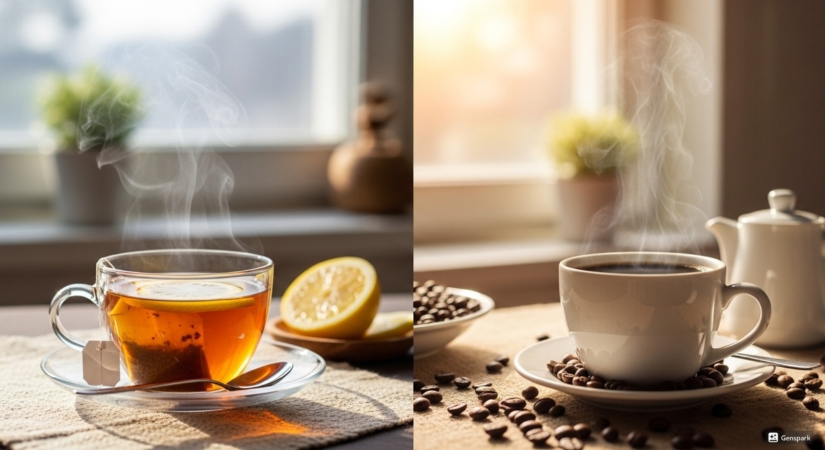 Что выбрать утром для бодрости: чай или кофе?