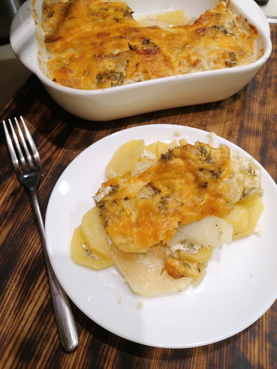 Постельная картофельная запеканка с чесноком, которую стоит попробовать