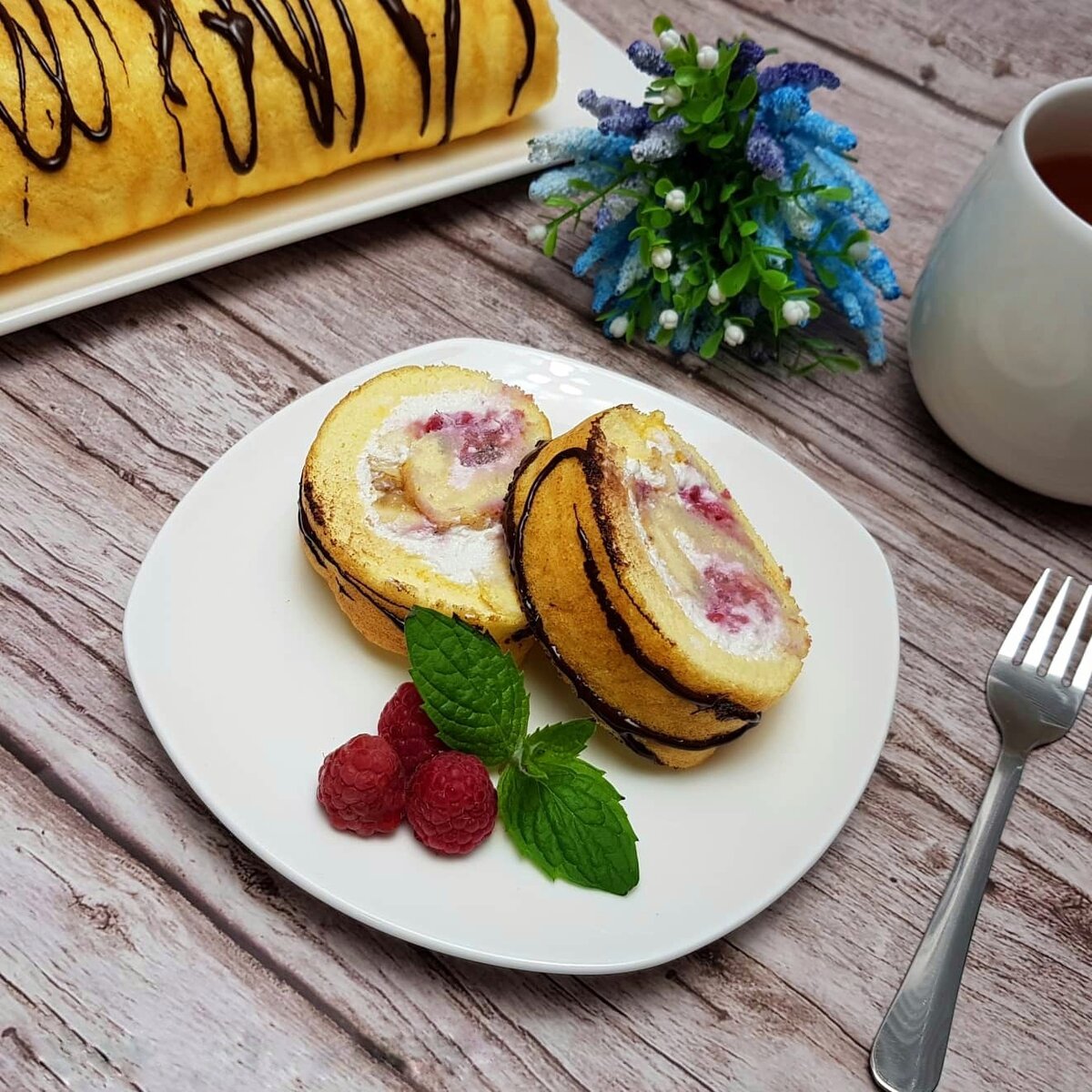 Низкокалорийный рулет без муки: насладитесь вкусом без угрызений совести