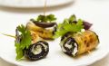 Рулетики из баклажанов с рикоттой — понятная и вкусная закуска на каждый день