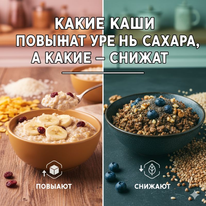 Все о кашах: друзья или враги для уровня сахара в крови?